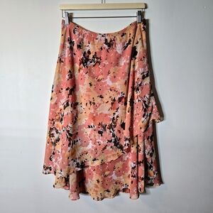 Y2K Sears Tiered Floral Skirt